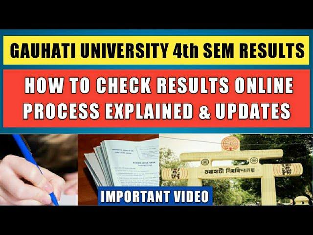 Gauhati University 4th Sem Results 2020|How To Check TDC Exams Results|Guwahati University Results