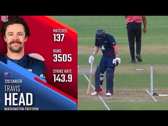 Travis Head 54* Runs | Washington Freedom VS MI New York | Ball By Ball | The Samiul Malik