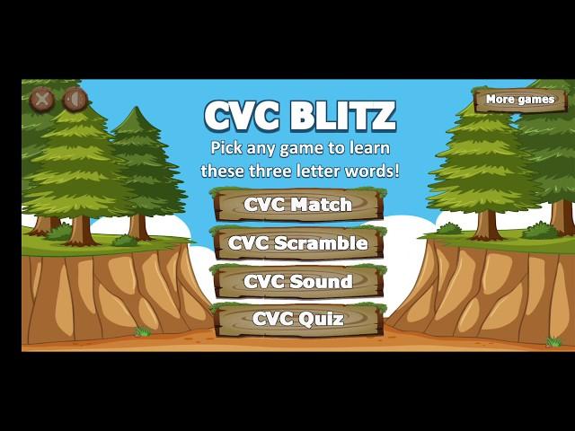 CVC Blitz  Abc and Phonics games free - Making English Fun