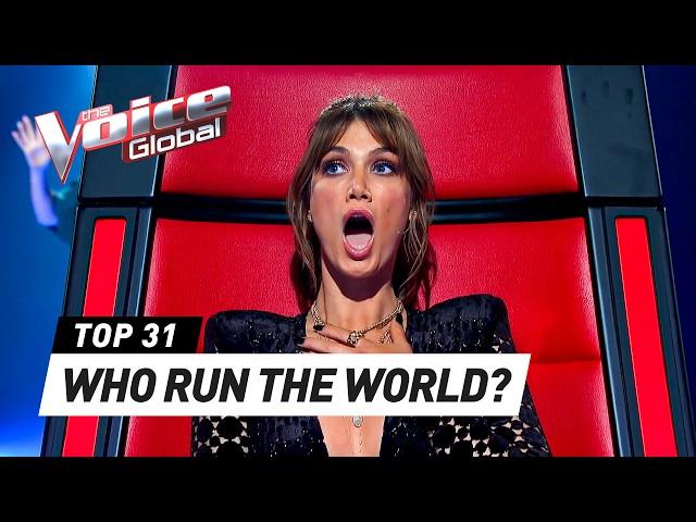 One Hour of the GREATEST Blind Auditions by WOMEN on The Voice