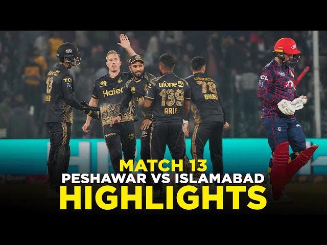 Full Highlights | Peshawar Zalmi vs Islamabad United | Match 13 | HBL PSL 9 | M2A1A