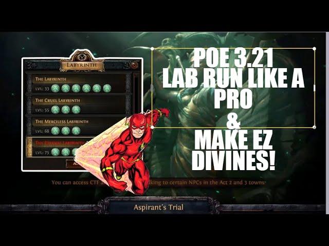 POE 3.21 LAB RUNNING & MAKE DIVINES. WITH THESE 2 APPS.