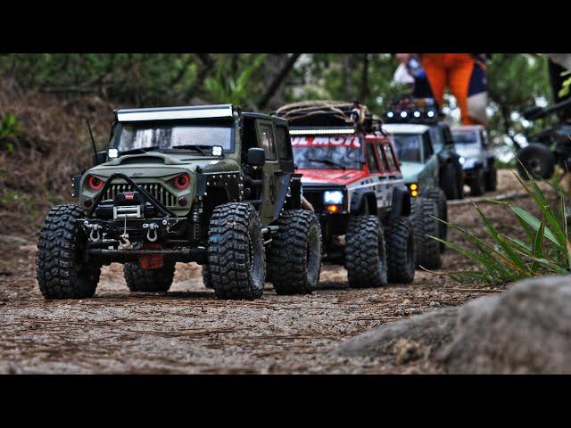 RC Range Rover Classic'JK Rubicon'R1'CheroKee'JY Wrangler' Group Trail