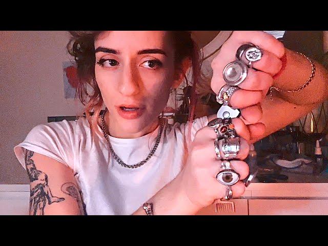 asmr fast chaotic ring haircut ️