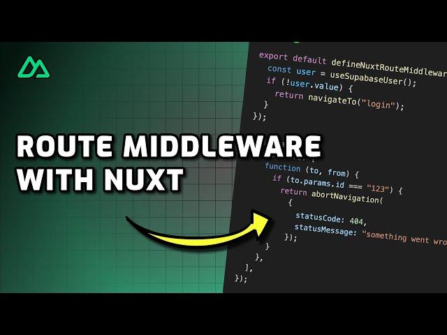 Route Middleware With Nuxt