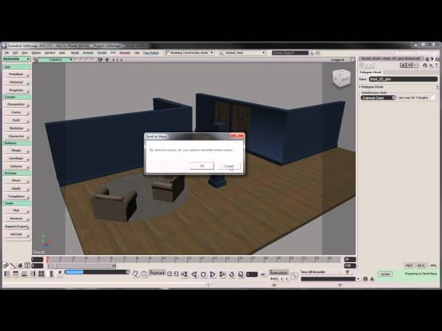 Transferring objects between Maya and Softimage