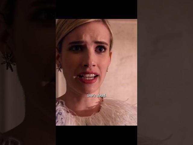 Chanel didn’t notice the frying pan was open.#Scream Queens #series #movie