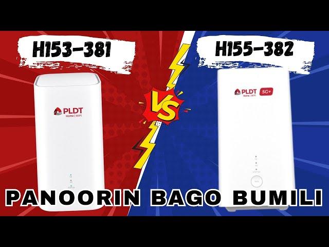 PLDT Home WiFi 5G+ H153-381 & H155-382 | What is 5G? | Which Router is Better?