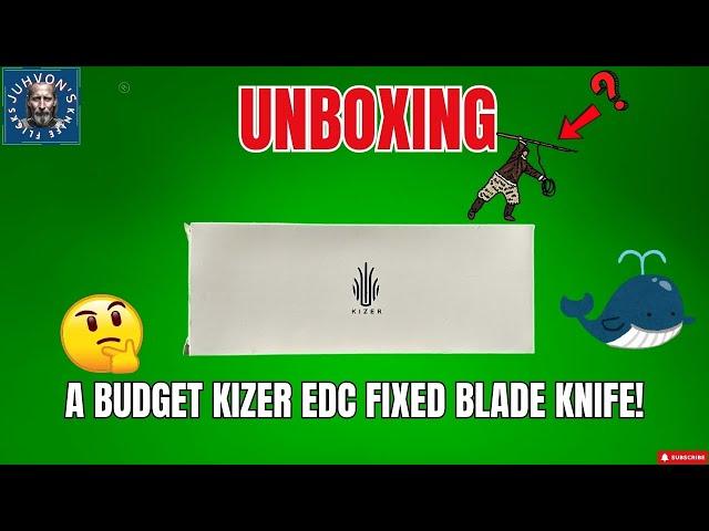 Unboxing a Kizer EDC Fixed Blade Knife!