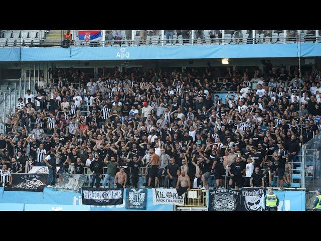 PRE GAME ΜΑΛΜΕ - ΠΑΟΚ: Ηχος γηπέδου και ΠΑΟΚτσληδες στις εξέδρες!