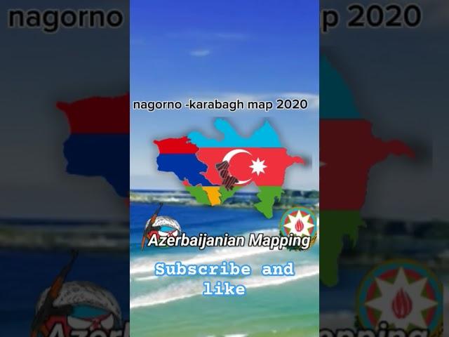 Nagorno karabagh map 2020