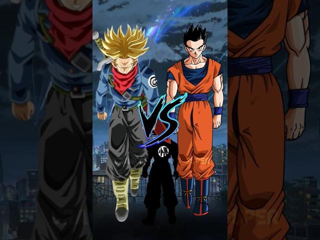 Gohan vs Trunks & Future Trunks Comparison Video #goku #dragonball #gohan #anime