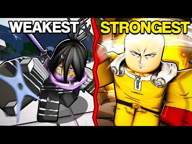 Weakest To Strongest ULTIMATE MODES in The Strongest Battlegrounds