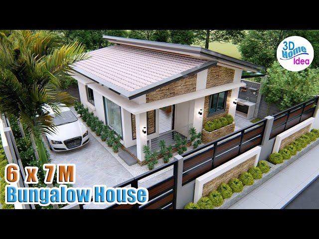 SMALL HOUSE DESIGN | 6 X 7 Meters Pinoy House