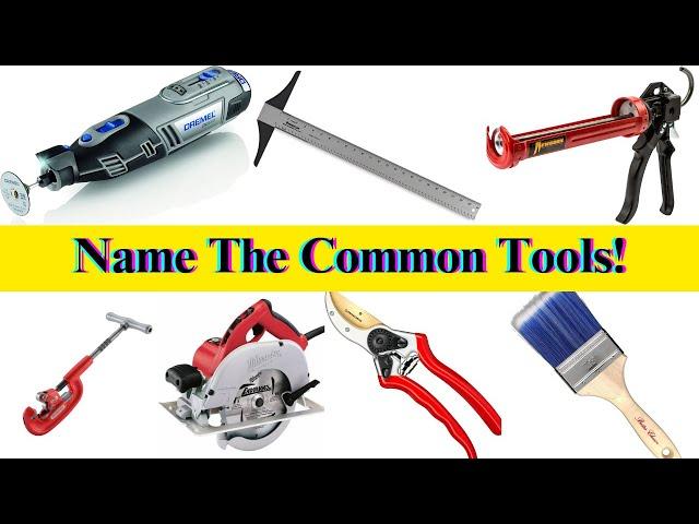 TRIVIA DAILY! Name The Common Tools Quiz!