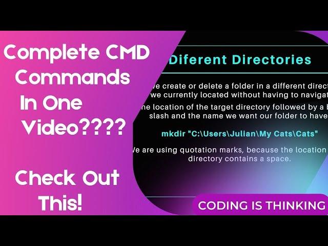 Learn CMD Commands In One Video for all Users in | Command Prompt in English | Must Watch