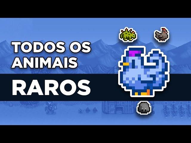 Animais RAROS no Stardew Valley - Como conseguir a Galinha AZUL e outros