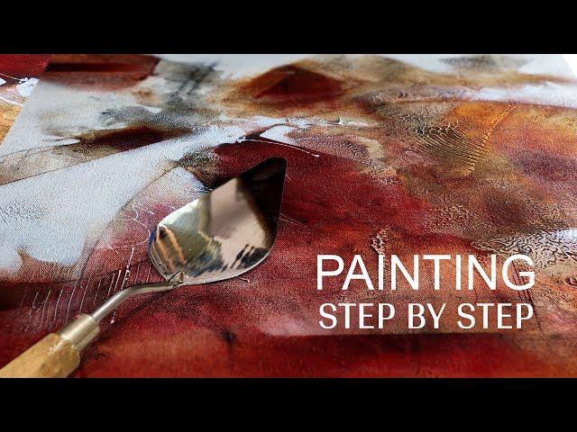 Easy Abstract Acrylic Painting | Step by Step Acrylic Painting | Abstract 27