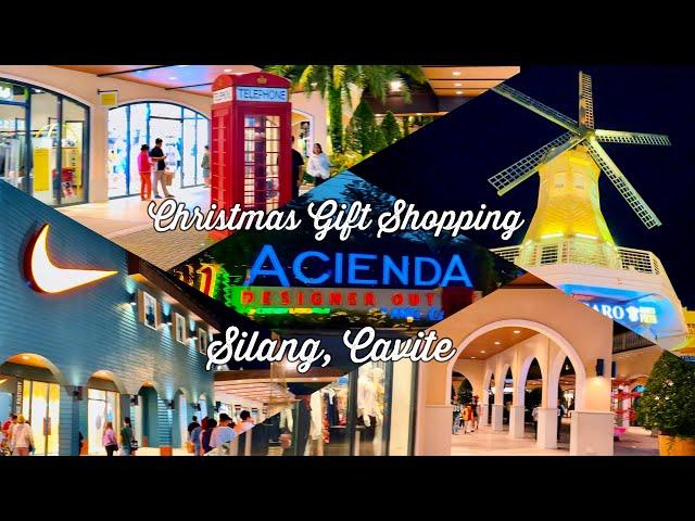 Last Minute Christmas Shopping at Acienda Designer Outlet  in Silang, Cavite