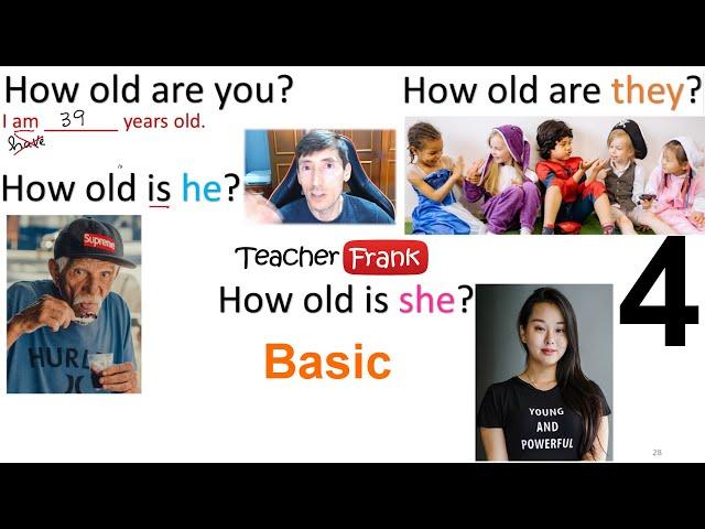 How old are you? - English Class 4 - Learn English with Teacher Frank