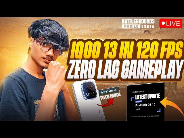 IQOO 13 120FPS CONSTANT AFTER 4 MONTH PERFORMENCE TEST LIVE #IQOO13 #120fps #argodytislive