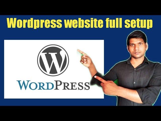 Godaddy website setup | wordpress website setup | website | godaddy domain connect with hosting 2023