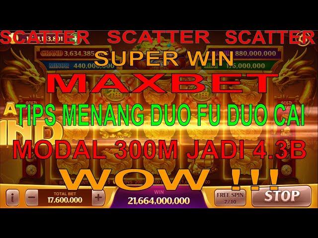 Cara Menang Banyak di Higgs Domino Slot Duo Fu Duo Cai - Modal 300M Jadi 4B - Maxbet