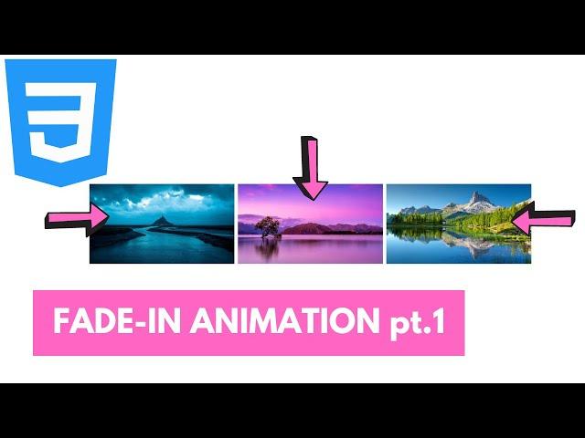 HTML & CSS - How to Create a Fade-in Animation for a Div Element on Scroll - Part 1