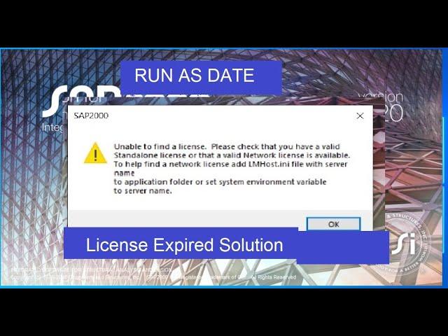 Unable to find a license : Solved for any software