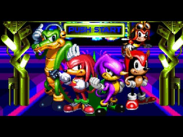 Knuckles Chaotix 32X | Cooperate Playthrough