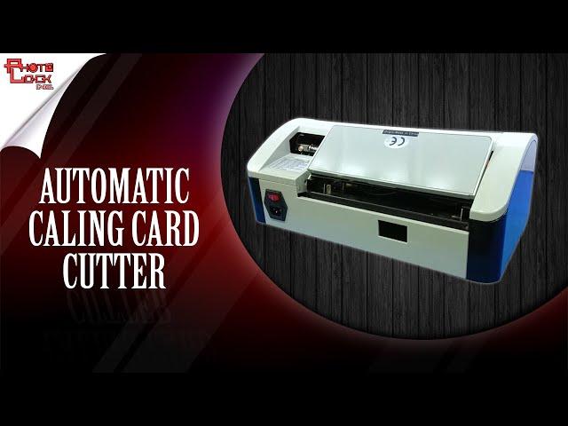 AUTOMATIC CALLING CARD CUTTER