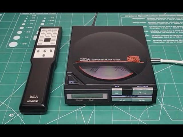 KOA Portable CD Player KC-6103R from 1989 DEMO