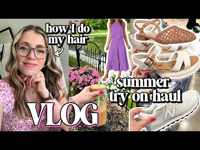 Summer 2024 Outfit IDEAS (Amazon, Target, DSW) + "Bendy" Hairstyle + Healthy FAST Dinner Recipe