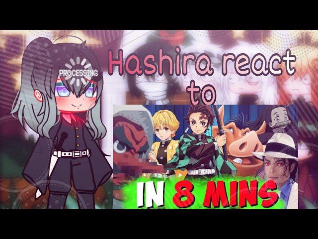 Hashira react to Demon Slayer in 8 minutes (kny/demon slayer)