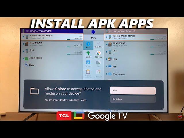 How To Install APK File From USB Drive On TCL Google TV