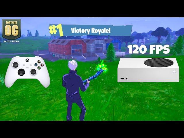 OG Fortnite on Xbox Series S | Controller Gameplay | 120 FPS | Solo