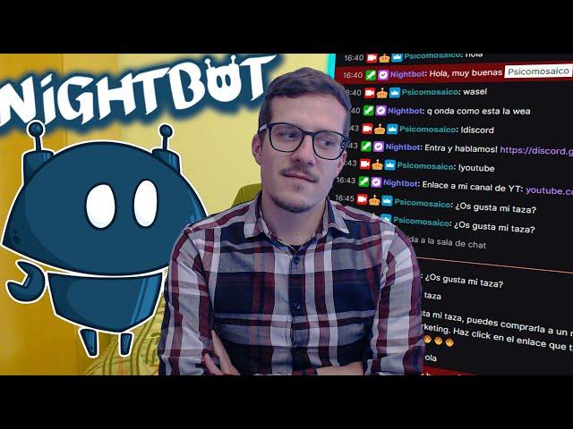 CÓMO configurar COMANDOS PERSONALIZADOS con NIGHTBOT