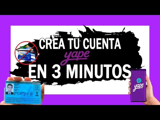 CREAR YAPE SIN TARJETA DE CREDITO solo con tu DNI FÁCIL y RÁPIDO 2021  | REGISTRATE Paso a Paso