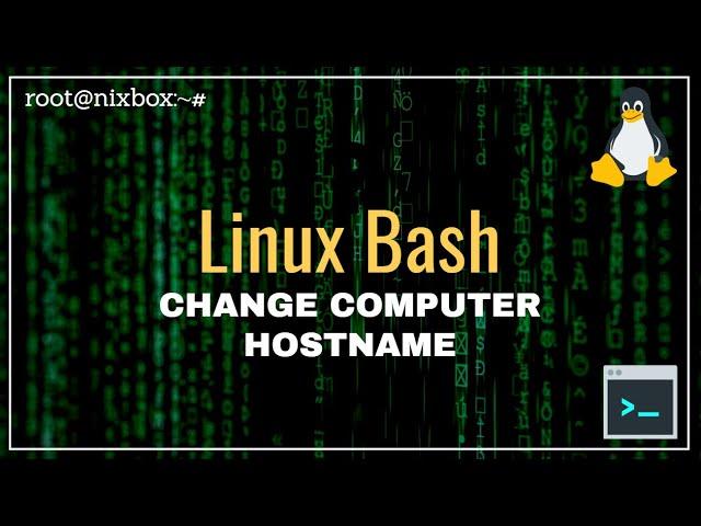 How to Change Your Computer Hostname in Linux (Terminal)