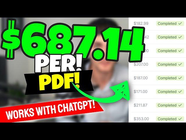 Passive Income: Get Paid $687.14  Per Day With PDF Books Using AI (Proof)