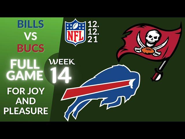 Buffalo Bills vs Tampa Bay Buccaneers Week 14 NFL 2021-2022 Full Game Watch Online, Football 2021