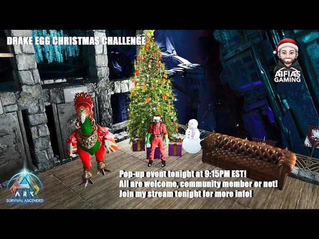 Drake Egg Christmas Challenge - Ark Survival Ascended