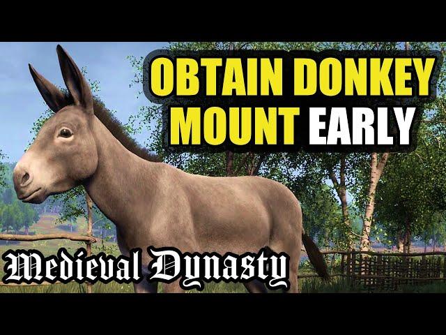 How to Obtain a Mount FAST in Medieval Dynasty