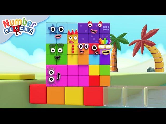 EL PALACIO DE LOS PATRONES y más | 2 Horas de Numberblocks en Español | 123 - Aprende a contar