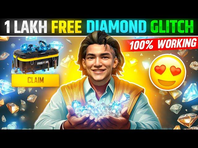 100% WORKING 1 LAKH FREE DIAMONDS  GLITCH || free fire diamond top up || GARENA FREE FIRE