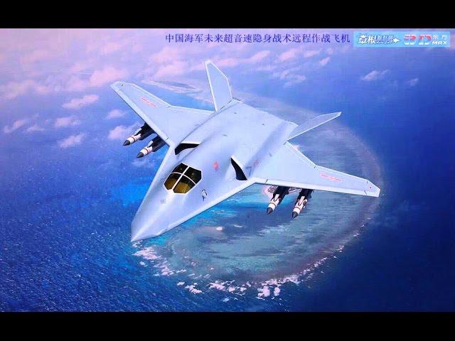 China H-20 Hypersonic Stealth Fighter Bomber Concept [480p]