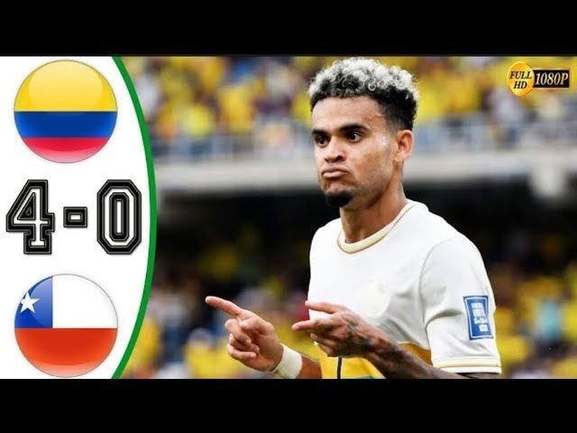 Colombia vs Chile 4-0 Resumen Y Goles Completo 2024 HD