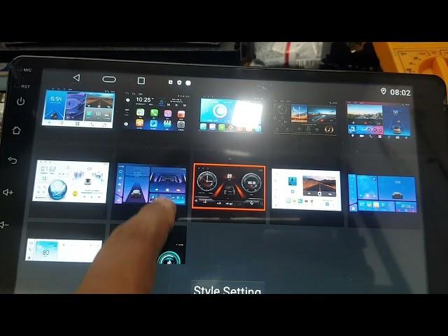 How to change Theme in Android Car stereo. Style setting password of T5 Android Car Player.