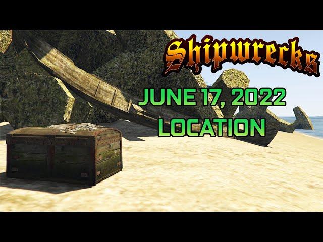 GTA Online Shipwreck Location June 17, 2022 | Frontier Outfit Scraps | Daily Collectible Guide