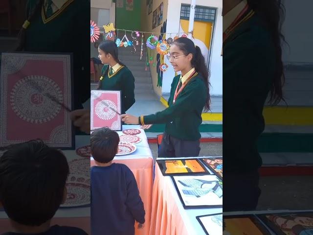 Art Exhibition at school  #short #youtubeshort #tavleenkaurvlogs